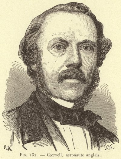Coxwell, englischer Aeronaut von French School