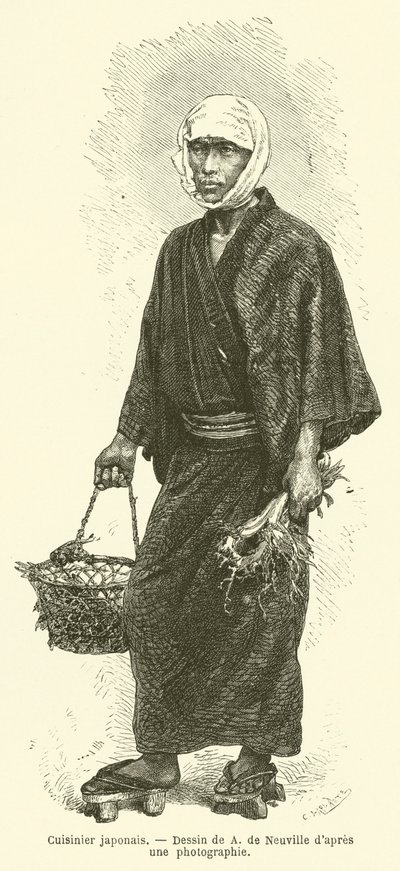 Japanischer Koch von French School