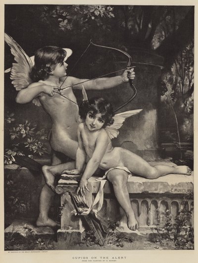 Amor auf der Lauer von French School