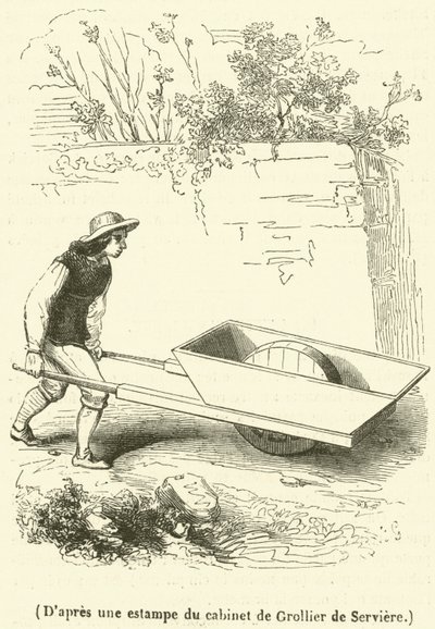 Nach einem Stich aus dem Kabinett von Grollier de Servière von French School