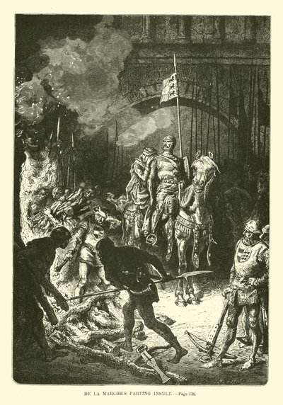 De la Marches Abschiedsbeleidigung von French School