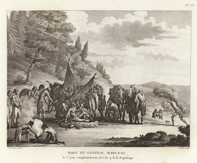 Tod von General François Séverin Marceau-Desgraviers von French School