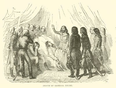 Tod von General Hoche (Gravur) von French School