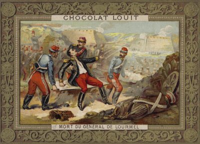 Tod von General Lourmel, Schlacht von Inkerman, Krimkrieg, 1854 von French School