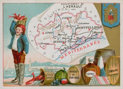Departement Hérault in Südfrankreich von French School