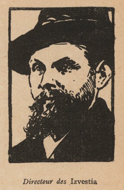 Direktor der sowjetischen Zeitung Izvestia von French School