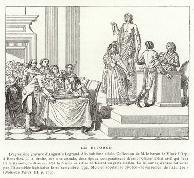 Scheidung im revolutionären Frankreich von French School