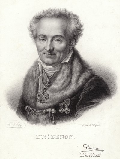 Dominique Vivant Baron de Denon von French School