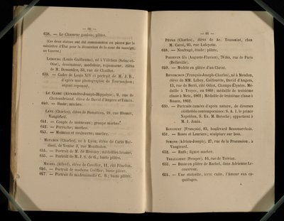 Doppelseite aus dem Salon des Refuses, 1863 von French School