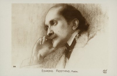 Edmond Rostand (1868-1918), französischer Dichter und Dramatiker von French School