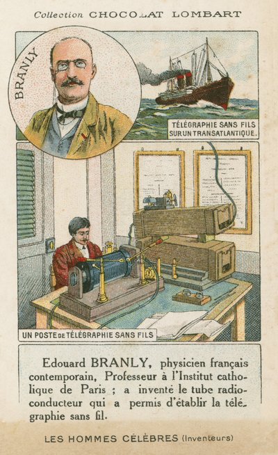 Edouard Branly, Französischer Physiker und Erfinder von French School