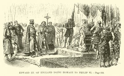 Eduard III. von England huldigt Philipp VI. von French School