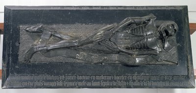Abbild von Guillaume Lefranchois (gest. 1446), bekannt als Potier, Doktor und Kanoniker von Bethune, 1446 von French School