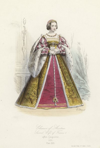 Eleonore von Österreich, zweite Ehefrau von Franz I. von Frankreich von French School