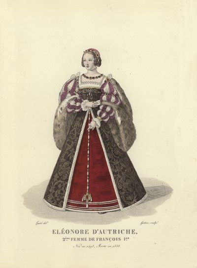 Eleanor von Österreich, zweite Ehefrau von König Franz I. von Frankreich von French School