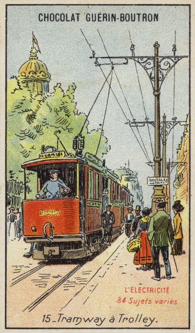 Elektrische Straßenbahn von French School