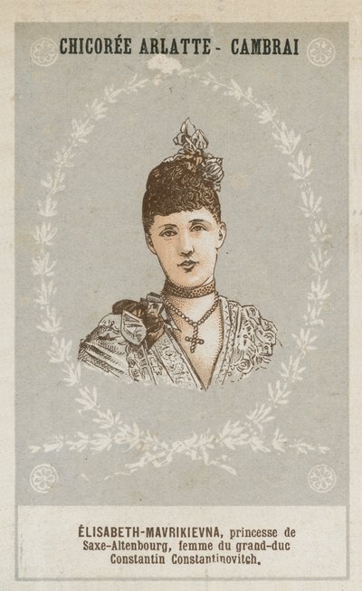 Elisabeth Mavrikievna, Prinzessin von Sachsen-Altenburg, Frau des Großfürsten Konstantin Konstantinowitsch von French School