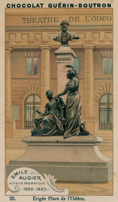 Emile Augier, Dramatiker, 1820-1889, errichtet am Place de l