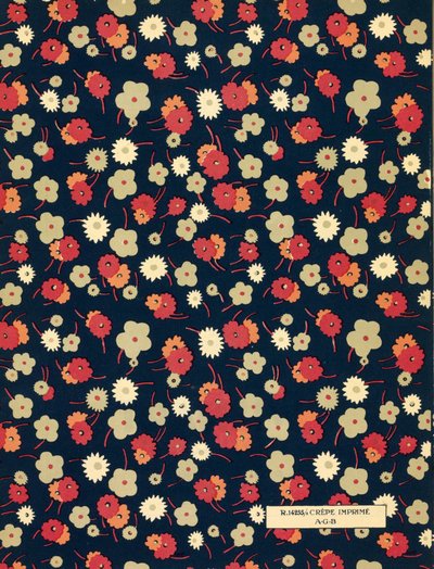 Vorsatzpapier aus Art-Gout-Beaute, ca. 1920er Jahre von French School