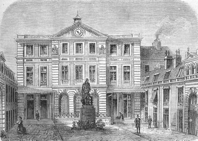 Eingangshof der kaiserlichen Druckerei, dann im Hotel de Rohan - (Stich) 1864 von French School