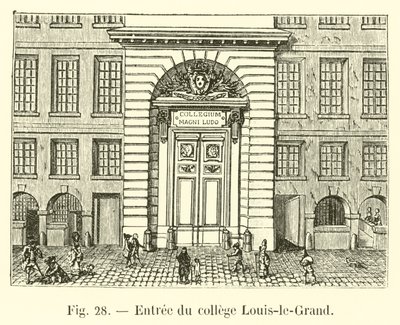 Eingang des Kollegs Louis-le-Grand von French School