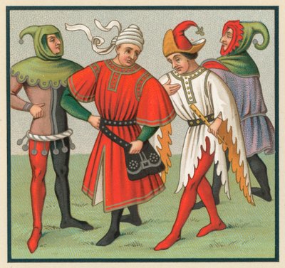 Kostüme des europäischen Mittelalters von French School
