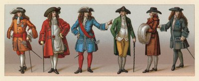 Europa XVII-XVIII Jahrhundert Kostüm von French School