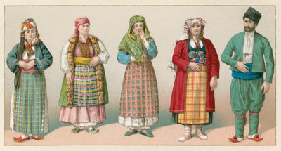 Europäisches Türkei-Kostüm von French School