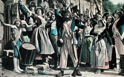 Abschiedslied (Auszug aus einem Stummfilm), Postkarte aus den frühen 1920er Jahren von French School