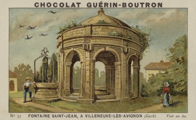 Johannesbrunnen in Villeneuve-les-Avignon, Gard von French School