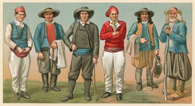 Französisches Kostüm von French School