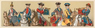 Frankreich XVIII. Jahrhundert Kostüm von French School