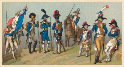 Frankreich XVIII. Jahrhundert Kostüm von French School