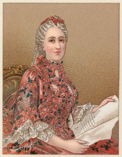 Kostüm Frankreichs im XVIII. Jahrhundert von French School