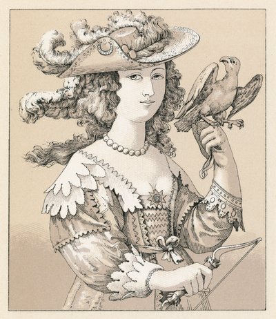 Frankreich XVII. Jahrhundert Kostüm von French School