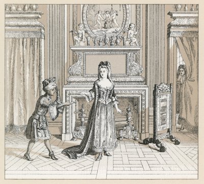 Frankreich Kostüm des XVII. Jahrhunderts von French School