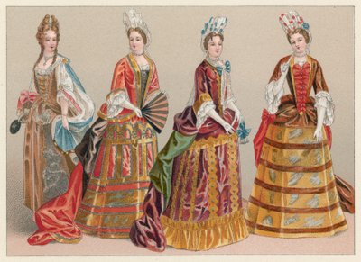 Frankreich XVII. Jahrhundert Kostüm von French School