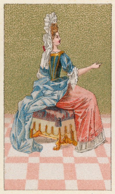 Frankreich XVII. Jahrhundert Kostüm von French School