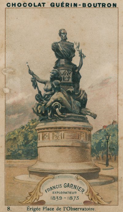 Francis Garnier, Entdecker, 1839-1873, errichtet am Place de l