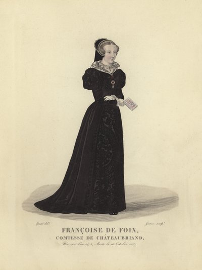 Françoise de Foix, Gräfin von Chateaubriand von French School