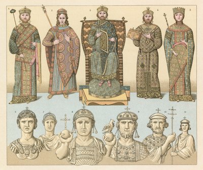 Fränkische byzantinische Tracht von French School