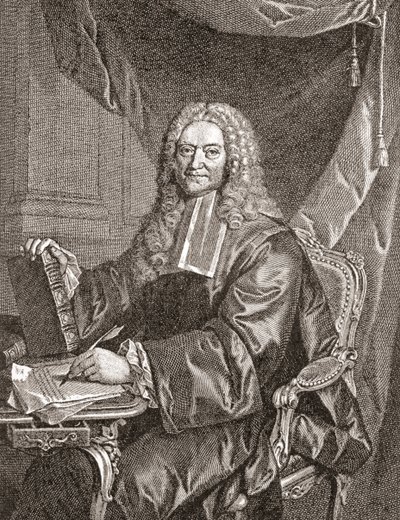 François Chicoyneau, 1672 - 1752. Französischer Arzt und Chefarzt von König Ludwig XV. Aus Les Heures Libres, veröffentlicht 1908. von French School