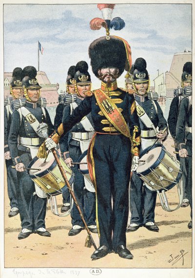 Französische Marinekapelle im Jahr 1837, ca. 1900 von French School