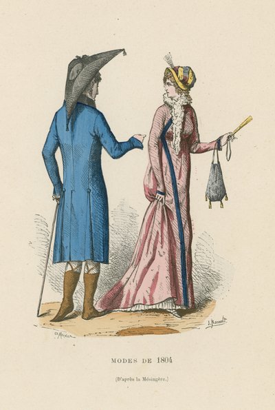 Französische Mode von 1804 von French School