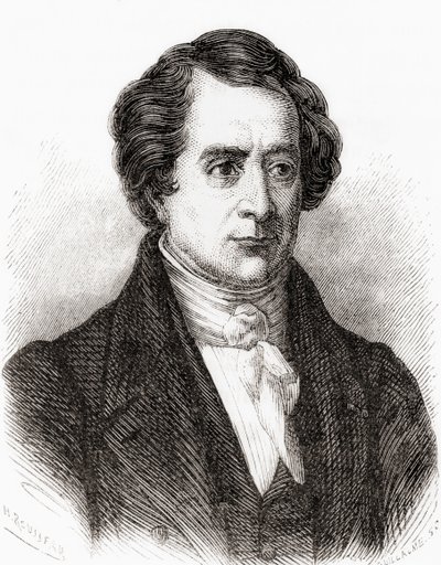 Französischer Mathematiker Dominique Francois Jean Arago, alias Francois Arago, aus Les Merveilles de la Science, veröffentlicht 1870 von French School