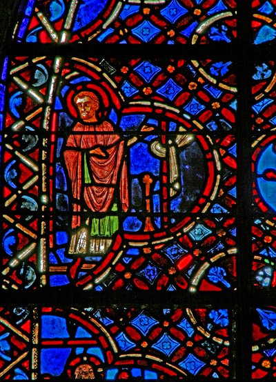 Aus Fenster w12, das Fenster des barmherzigen Samariters, ein Apostel von French School