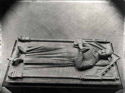 Grabstatue von Louis de France (1243-60), ältester Sohn von Saint Louis, aus der Abtei Royaumont (Gipsabguss eines Grabes in der Basilika Saint-Denis) von French School