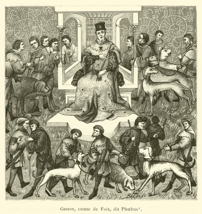 Gaston, Graf von Foix, genannt Phoebus (Stich) von French School