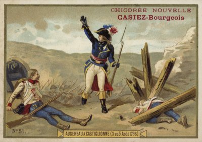 General Augereau in der Schlacht von Castiglione, Italien, Französische Revolutionskriege, 3.-5. August 1796 von French School