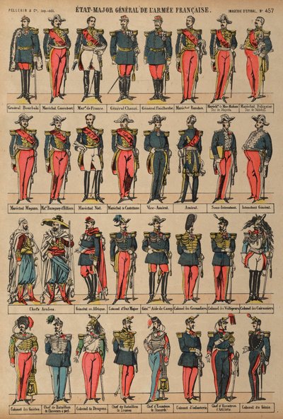 Generalstab der französischen Armee von French School